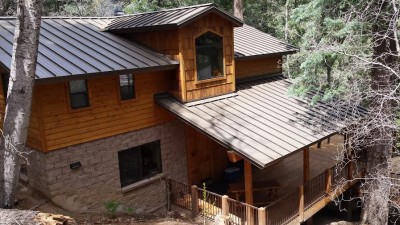 Standing Seam metal roof on Mt Lemmon, Arizona