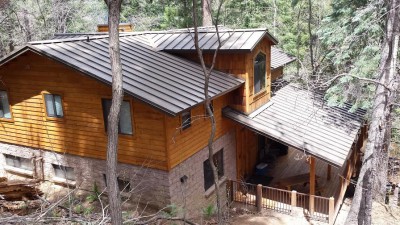 Standing Seam metal roof on Mt Lemmon, Arizona